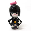 WBEE Inc - Japanese Doll Kokeshi Black / WBEE Inc - こけし 黒